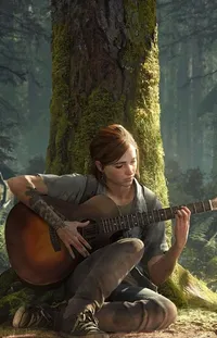 Musical Instrument People In Nature Wood Live Wallpaper