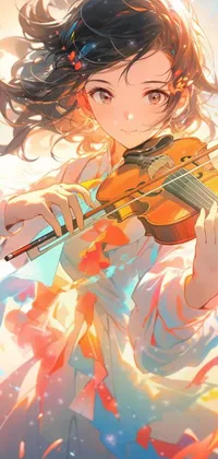 anime violinist wallpaper