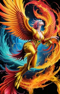 Mythical Creature Art Wing Live Wallpaper