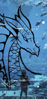 Mythical Creature Azure Organism Live Wallpaper