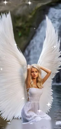 Mythical Creature Flash Photography Angel Live Wallpaper