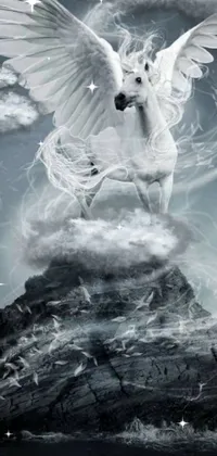 Mythical Creature Gesture Art Live Wallpaper