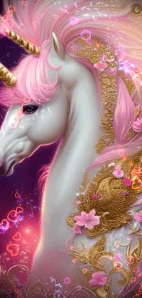 Mythical Creature Horse Unicorn Live Wallpaper