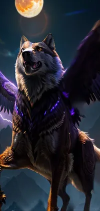 Mythical Creature Light Carnivore Live Wallpaper