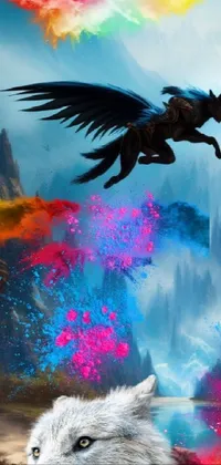 Mythical Creature Light Nature Live Wallpaper
