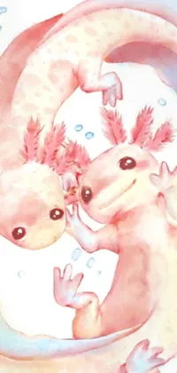Mythical Creature Painting Pink Live Wallpaper