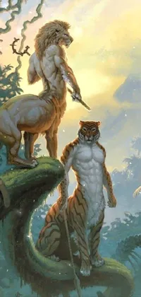 Mythical Creature Plant Felidae Live Wallpaper