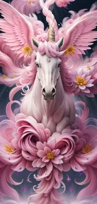Mythical Creature Plant Unicorn Live Wallpaper