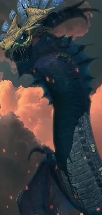 Mythical Creature Sky Cloud Live Wallpaper