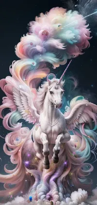 Mythical Creature Unicorn Horse Live Wallpaper
