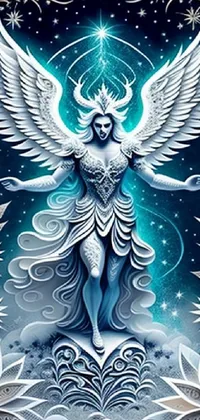Mythical Creature Vertebrate Blue Live Wallpaper