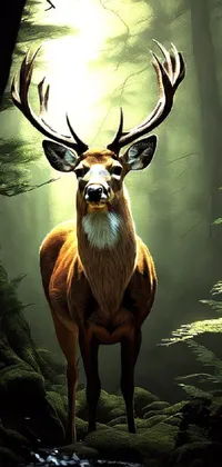 Natural Environment Deer Organism Live Wallpaper