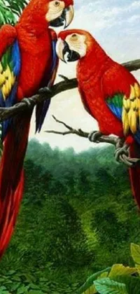 Nature Bird Art Live Wallpaper