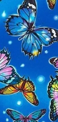Nature Blue Arthropod Live Wallpaper