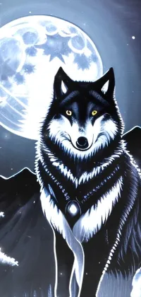 twilight lone wolf Live Wallpaper