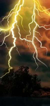 Nature Cloud Lightning Live Wallpaper