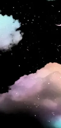Looking for a stunning live wallpaper for your phone? Check out this iPhone 15 wallpaper that features an amazing space-themed artwork