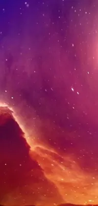 Get lost in the captivating beauty of space with this live wallpaper for your smartphone