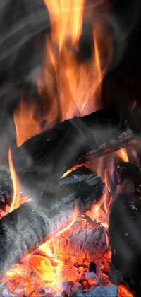 Bring the warm glow of a burning fire to your mobile device with this stunning live wallpaper