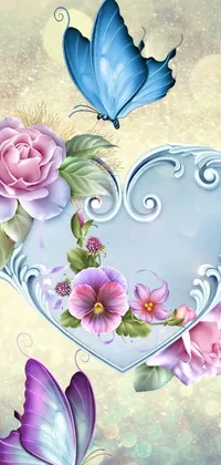 Nature Flower Painting Live Wallpaper