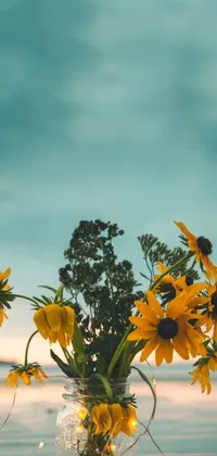 Enjoy the beauty of summer with this calming phone live wallpaper