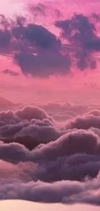 Get lost in an enchanting world with our Pink Sky Live Wallpaper
