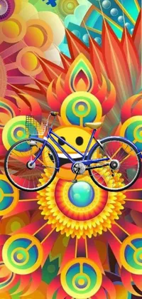 Nature Orange Wheel Live Wallpaper