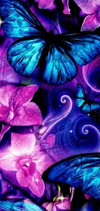 Nature Plant Purple Live Wallpaper