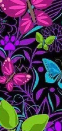 Nature Purple Arthropod Live Wallpaper