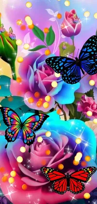 Nature Purple Blue Live Wallpaper
