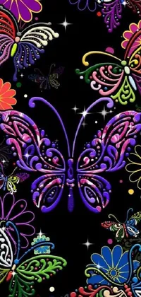 Nature Purple Leaf Live Wallpaper