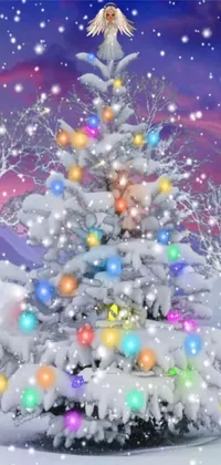 Get into the festive spirit with this stunning Christmas phone live wallpaper