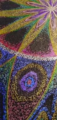 Looking for a stunning live wallpaper for your phone? Check out this pointillism-inspired flower drawing! This dynamic work of art features vibrant colors that seem to shift and dance as you move your phone, creating a mesmerizing visual experience