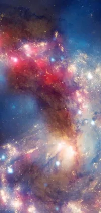 Enhance the look of your phone display with this stunning Spiral Galaxy live wallpaper
