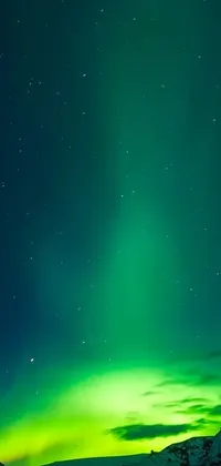 This live wallpaper transforms your phone screen with a spectacular display of the Northern Lights