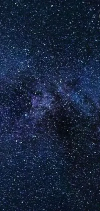 This live phone wallpaper displays a mesmerizing night sky full of twinkling stars in 1024x1024 resolution, revealing the beauty of outer space