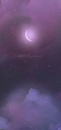 This live wallpaper for your phone evokes a magical and peaceful atmosphere with its stunning design