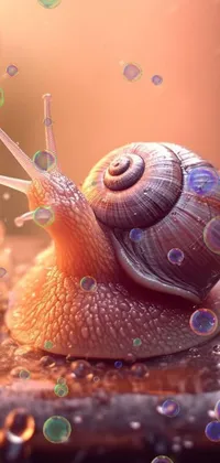 Nature Snail Organism Live Wallpaper