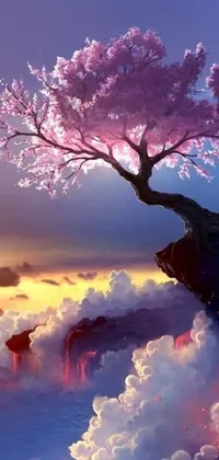 Get lost in the fantastic world of this breathtaking live wallpaper for your phone