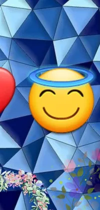 Decorate your phone's home screen with this adorable live wallpaper featuring two cute emoticons sitting side by side