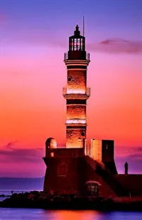 Lighthouse at Sea Live Wallpaper - Romantic HDR Image - free download