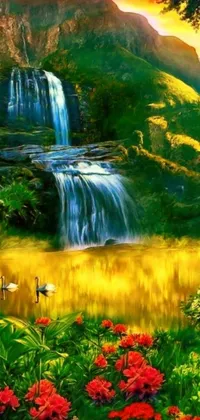 Nature Water Flower Live Wallpaper