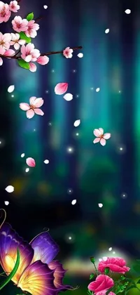 Nature Water Flower Live Wallpaper