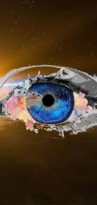 "Immerse yourself in a surreal world with this eye-catching phone live wallpaper