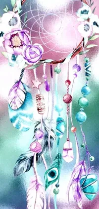 Transform your phone's background image with this beautiful watercolor live wallpaper