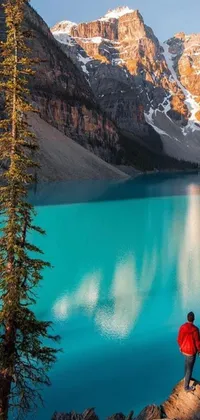 Experience the beauty of nature with this vibrant live wallpaper