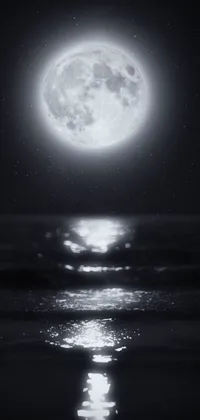 Transform your phone screen with this captivating black and white live wallpaper
