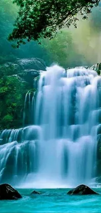 Nature Water Waterfall Live Wallpaper