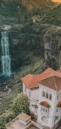 Nature Waterfall Mountain Live Wallpaper
