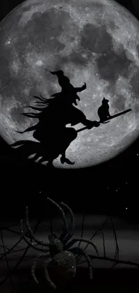 Get ready to immerse yourself in the spooky Halloween season with an enchanting live wallpaper for your mobile phone